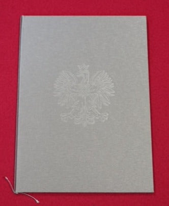 Polish President card with signature